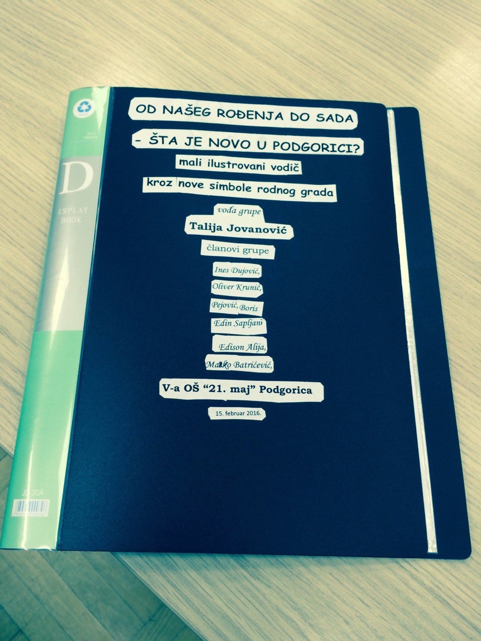  PROJEKTNI RAD IZ POZNAVANJA DRUŠTVA UČENIKA V RAZREDA